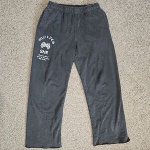 Darc Sport Chopper She Big Cozy Sweats - Wolf Gray, size Small